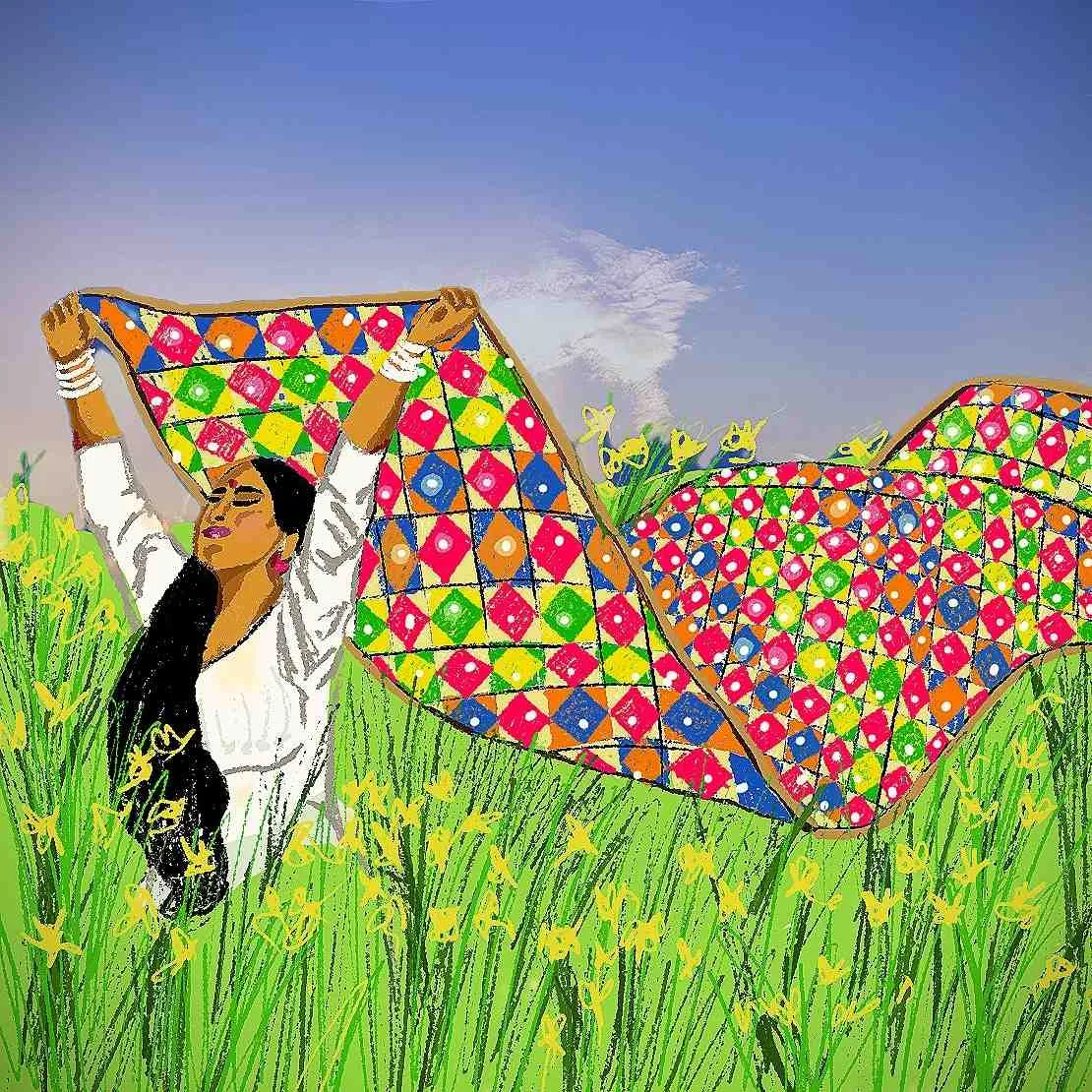 Phulkari A Shawl Made Of Moonbeams